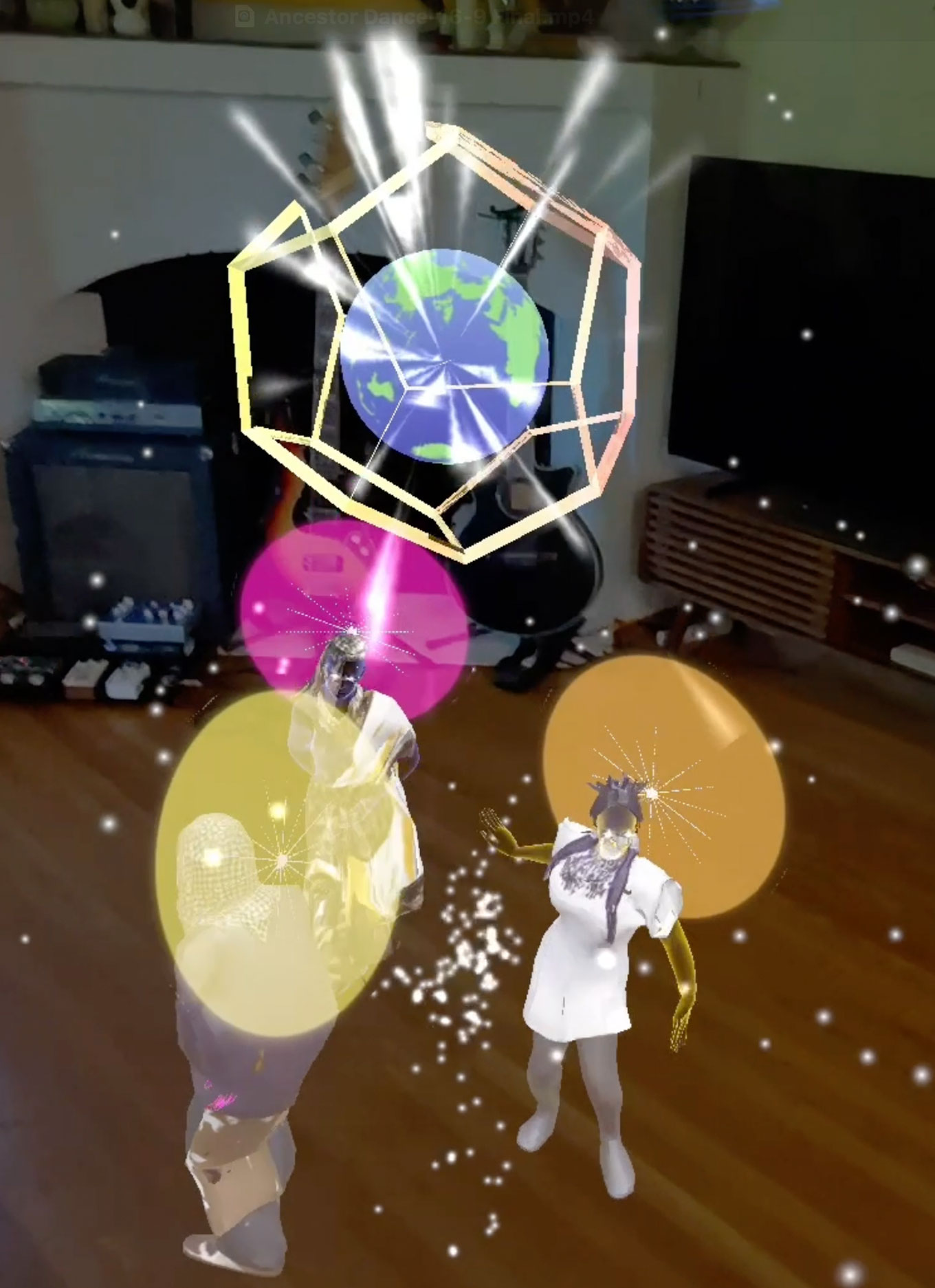 Wage Love: Ancestor Dance — AR performance with luminous ancestral figures summoned in Snap Spectacles