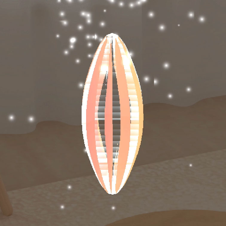 Gifts of ancestral wisdom — the tokens of love that orbit the user during the ritual