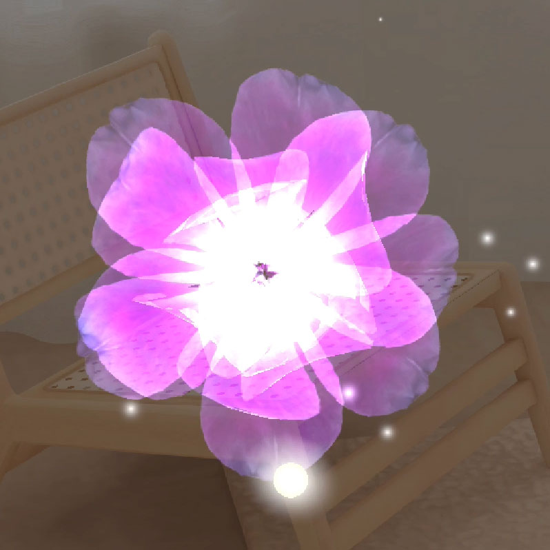 Floating ancestral gift tokens in augmented reality