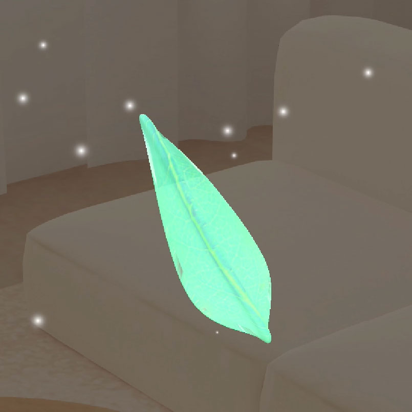 Gifts of wisdom orbiting participants during the Wage Love ritual