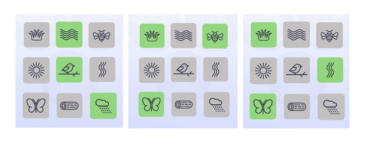 Pictogram Snap codes scattered through the festival grounds