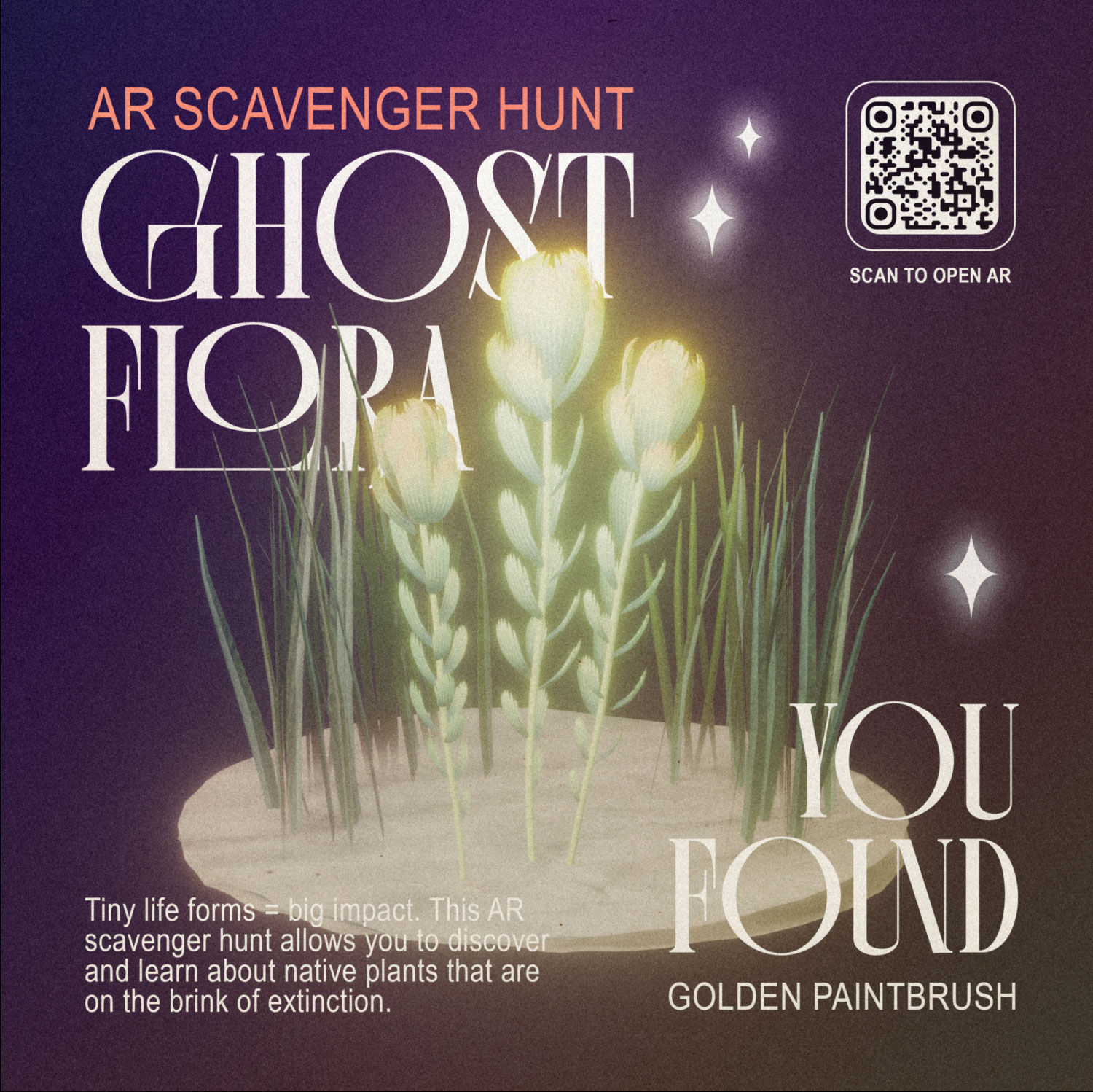 Found: golden paintbrush species unlocked in AR