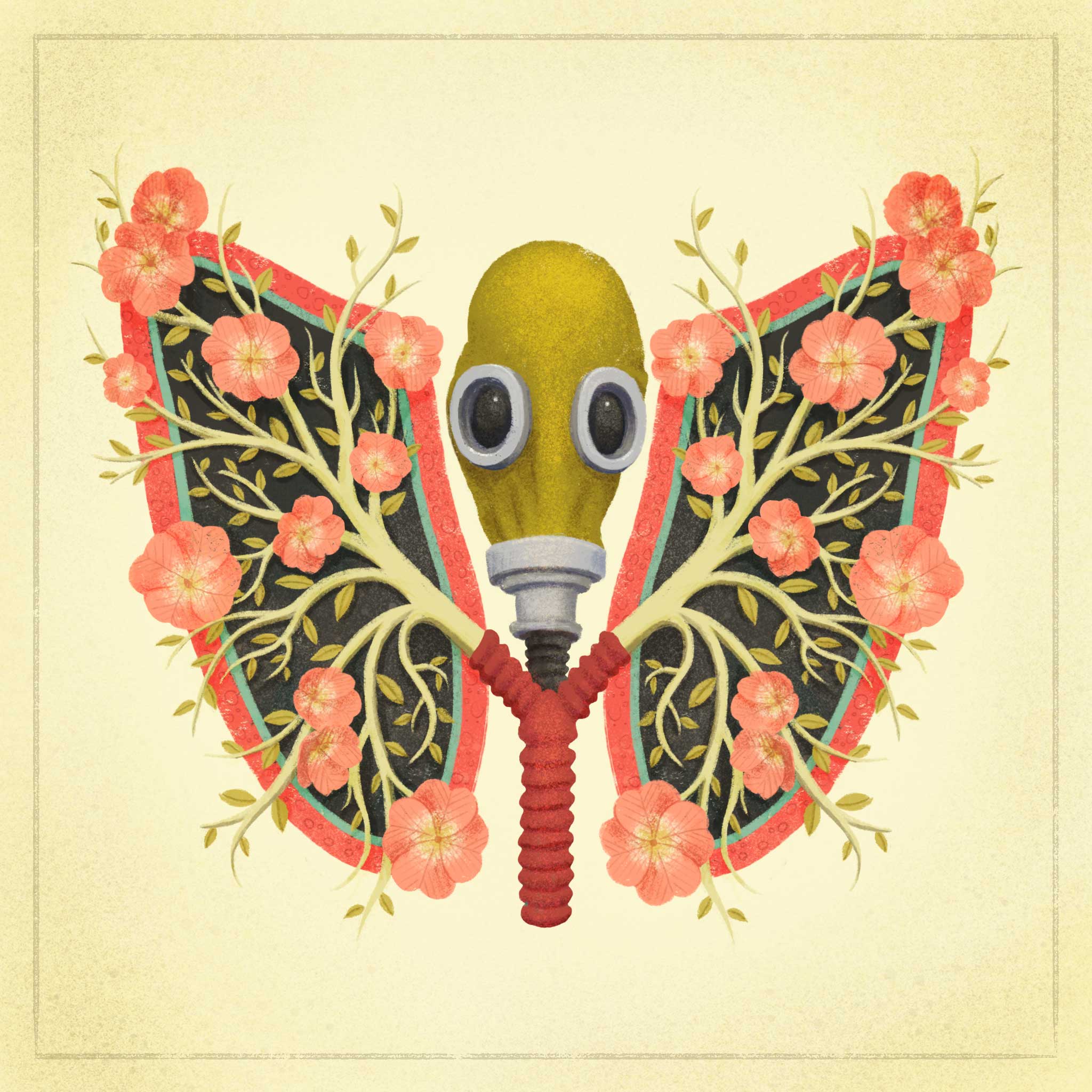 Blooming Breath — AR artwork celebrating the lungs and the act of breathing