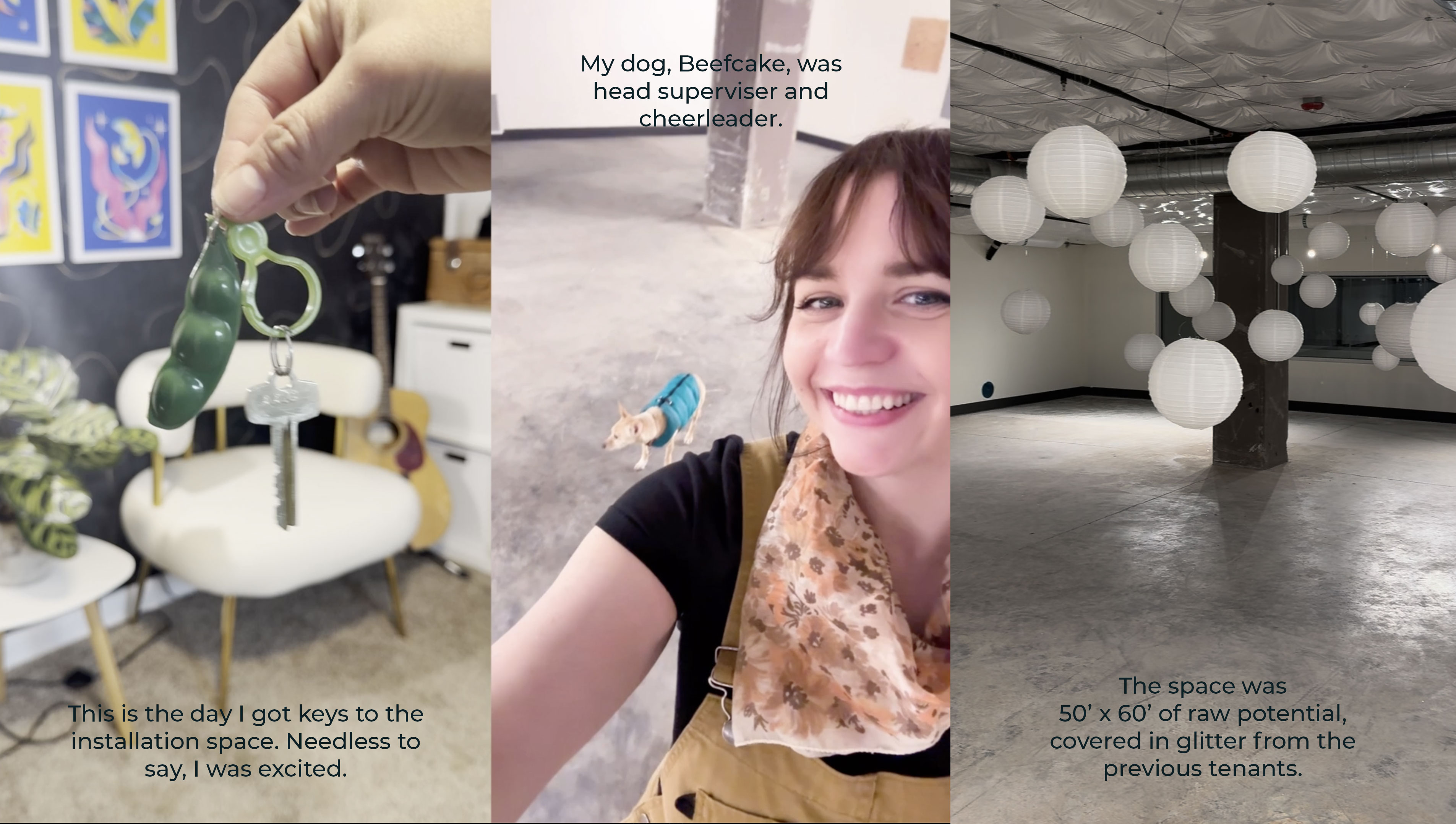 Handwritten notes and planning documentation