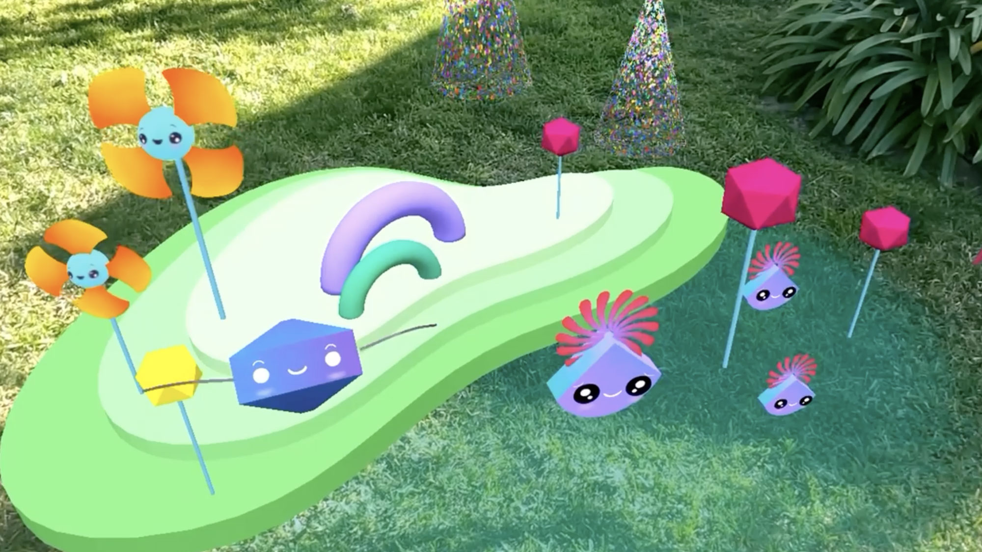 The Future Garden AR experience — immersive botanical garden environment on AR glasses