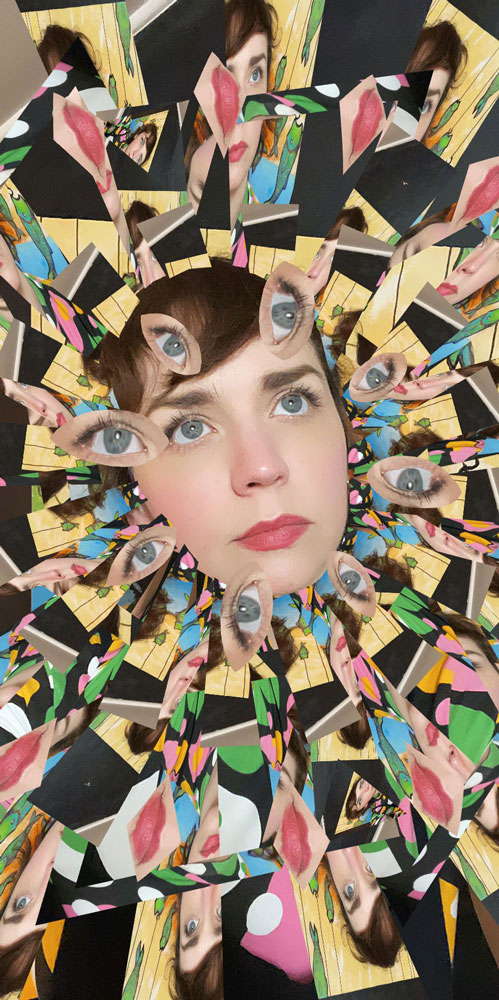 VMF Kaleidoscope — face AR filter reflecting the participant inward with kaleidoscopic effects