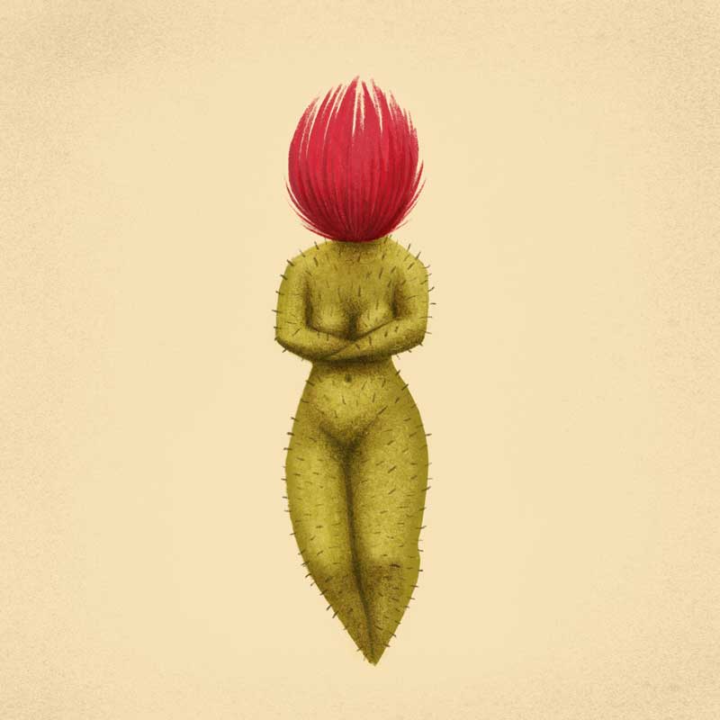 Cactus Woman by Dunaway Smith