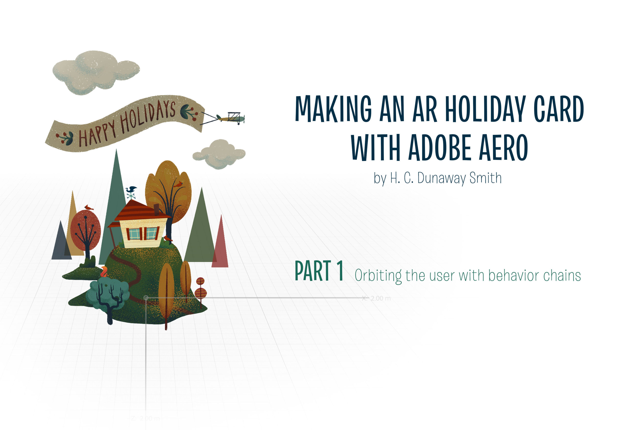 Adobe Aero Tutorial: Making a holiday card